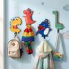 4Pcs Stable Structure Dinosaur Wall Hooks Cartoon Wall Decor Hooks  Bedroom Storage