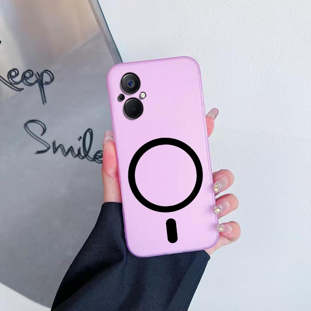 Case for OPPO Reno8 Z 5G,Reno7 Z 5G Premium Magnetic Matte Phone Casing Protection Cover