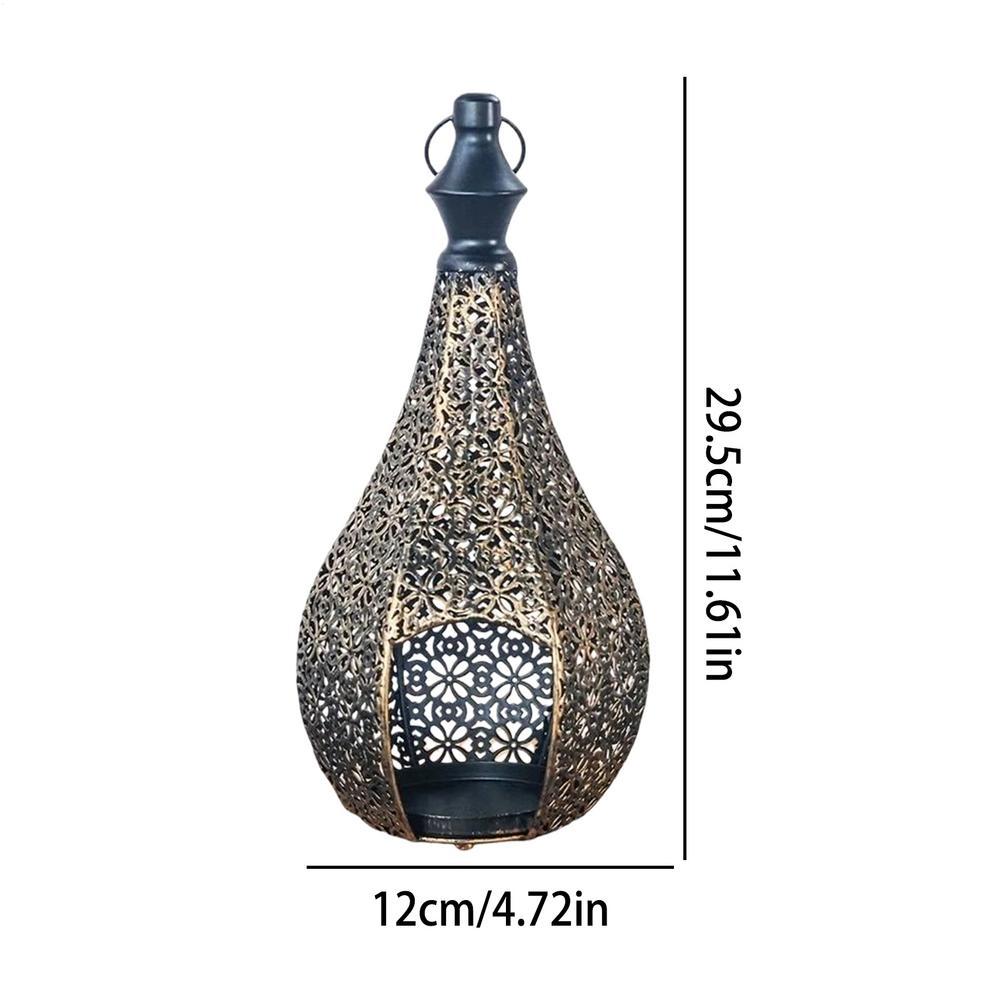 

Candle Holders For Candlesticks Hollow Design Lamp Stand Decorative Candlestick Holder For Outdoor Patio Porch Indoor Wedding