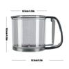 New Kitchen Flour Sieve Handheld Semi-automatic Sugar Sifter Powder Shaker Handle Measuring Cup Making Tool Baking Kitchen Tools