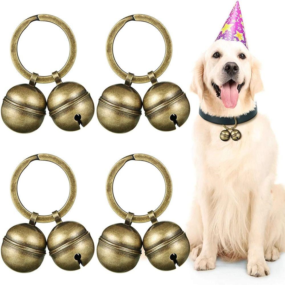 Collar Key Rings Bell Pendant DIY For Christmas Tree Jingling Bells Cat Bell Pet Pendant Key Ring