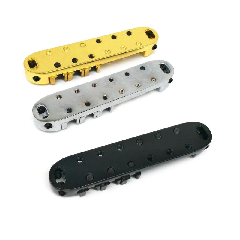 Guitar Roller Bridge with Studs,Allen Wrench Replacement Electric Guitar Parts Accessories for LP Style 6-String Guitar