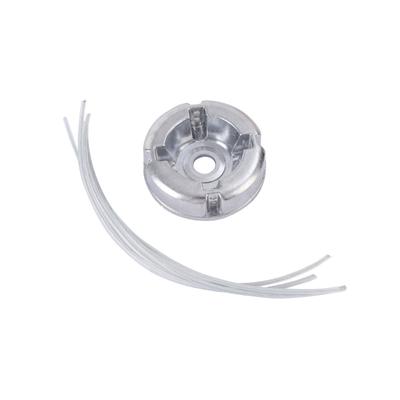 Aluminium Rasentrimmerkopf mit 4 Fäden Freischneiderkopf Faden Schneidkopf für Rasenmäher Zubehör