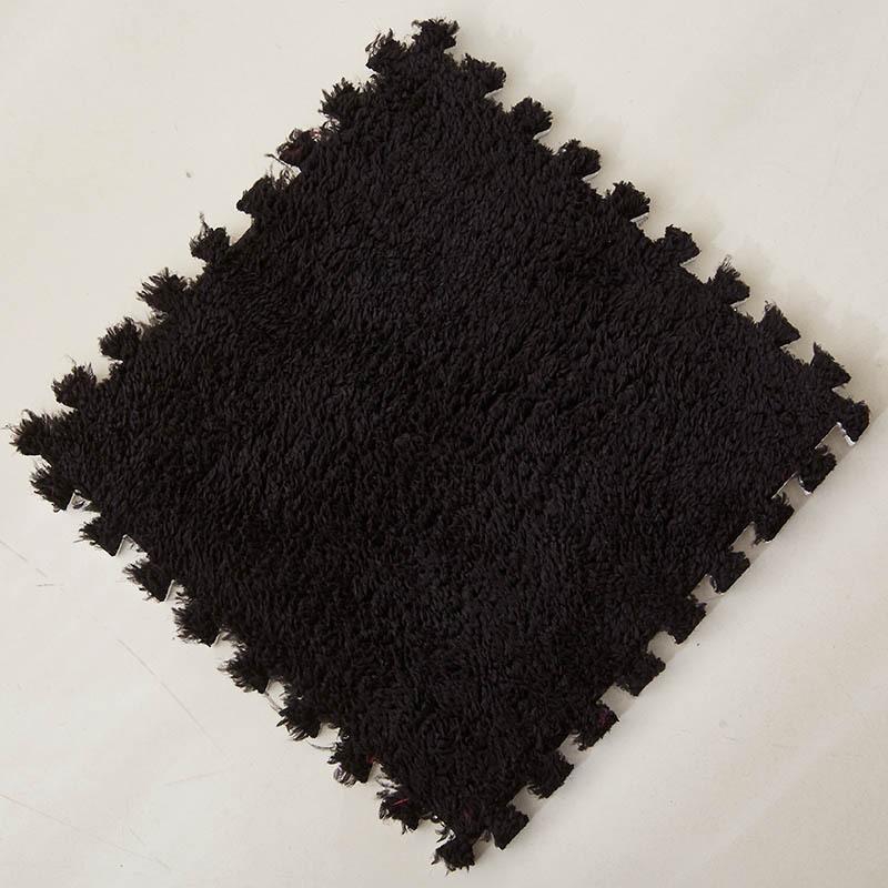 20pcs 30*30cm Living Room Bedroom Plush Carpet Soft Plush Baby Play Mat EVA Foam Plush Carpet Shockproof Pad Jigsaw Puzzle Mat