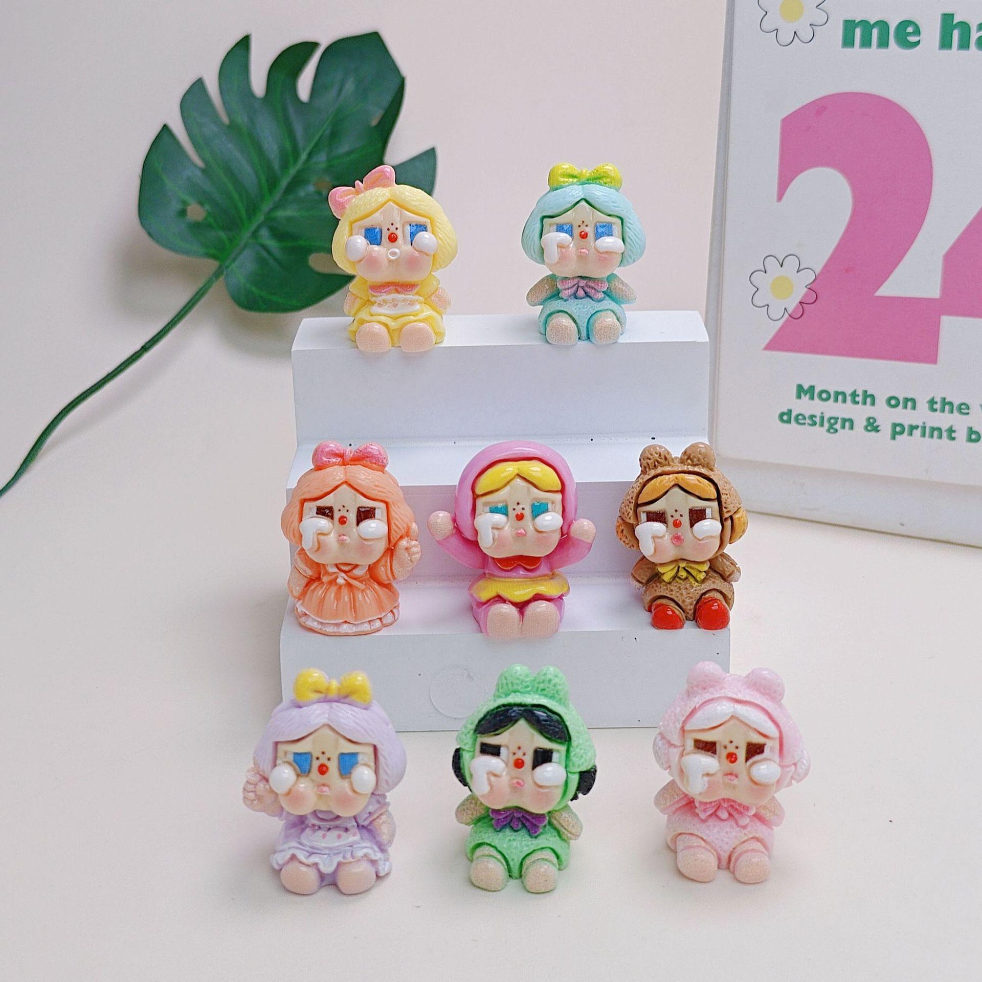 

Глянцевые плачущие мультяшные девочки, смоляные аксессуары для DIY чехлов для телефонов, стаканов для воды, обуви и одежды