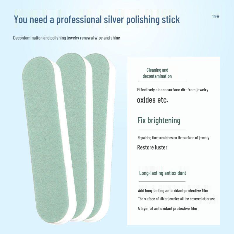 Gold & Silver Jewelry Polishing Stick - Sterling Silver Scratch Repair & Nail Art Tool