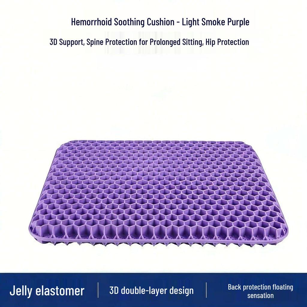Breathable Honeycomb Cooling Gel Seat Cushion for Car, Office, or Home