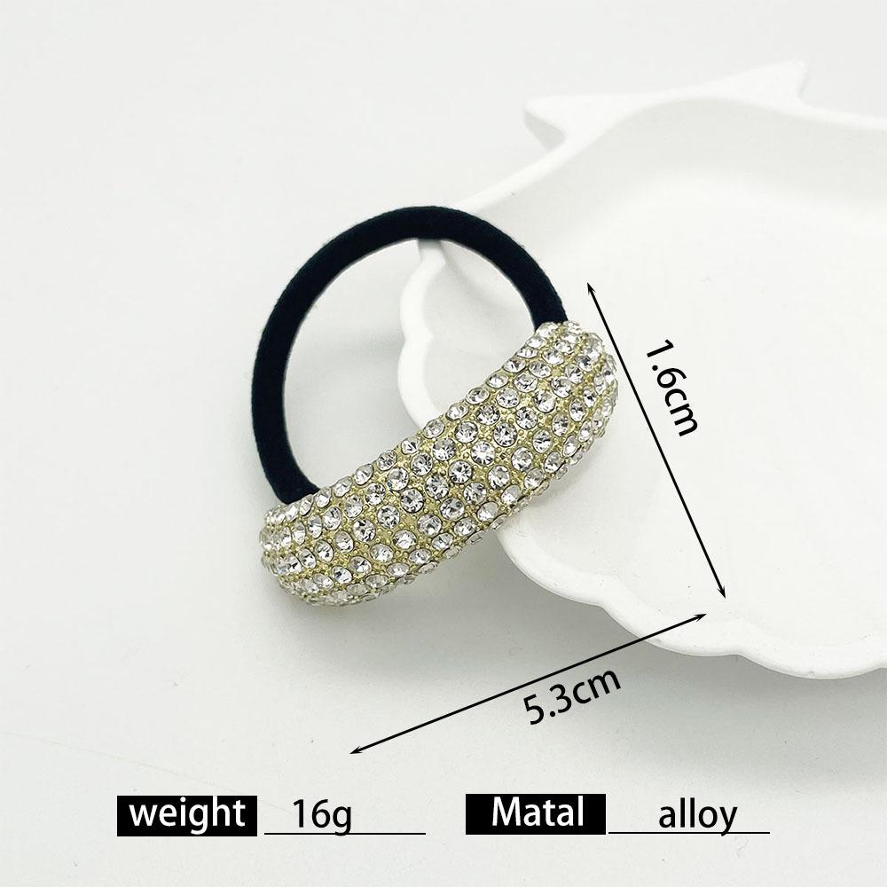 European-American Style Rhinestone U-Shaped Hair Tie: Elegant Hair Accessory for Women