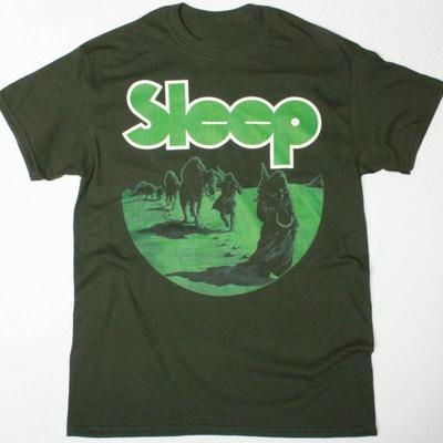 SLEEP Band DOPESMOKER Heavy Cotton Green All Size T Shirt For Men SE432 Unisex T-Shirt