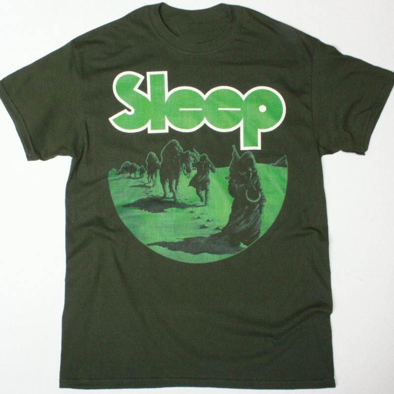 

SLEEP Band DOPESMOKER Heavy Cotton Green All Size T Shirt For Men SE432 Unisex T-Shirt L