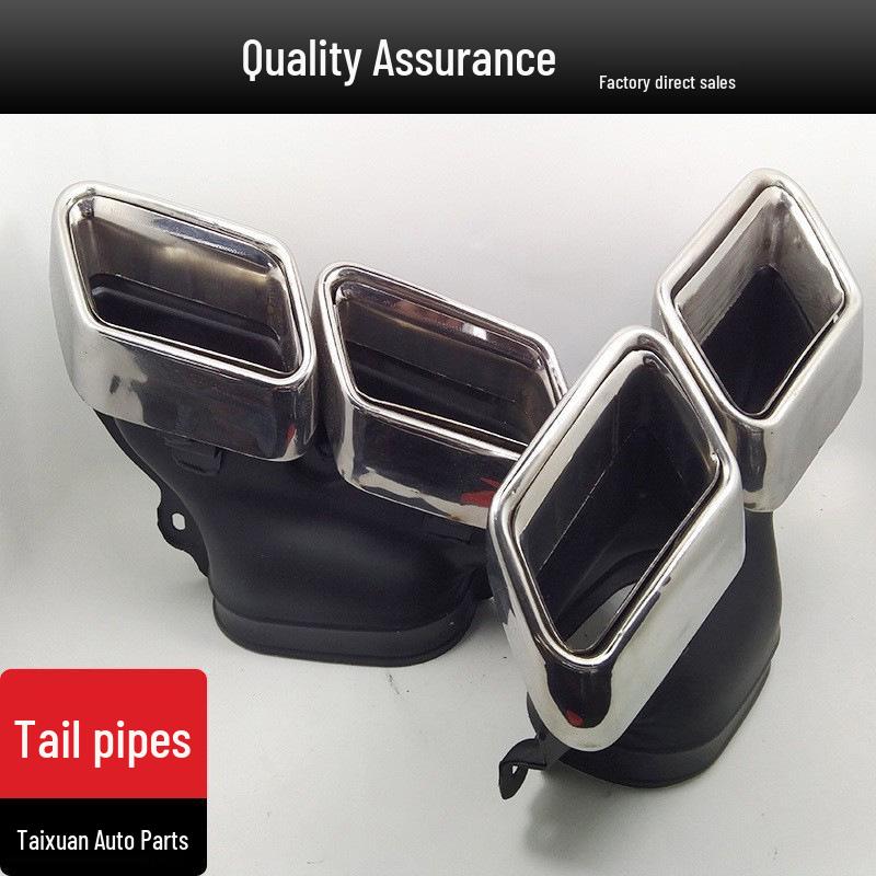 AMG-Compatible Stainless Steel Quad-Outlet Tailpipe for Mercedes-Benz