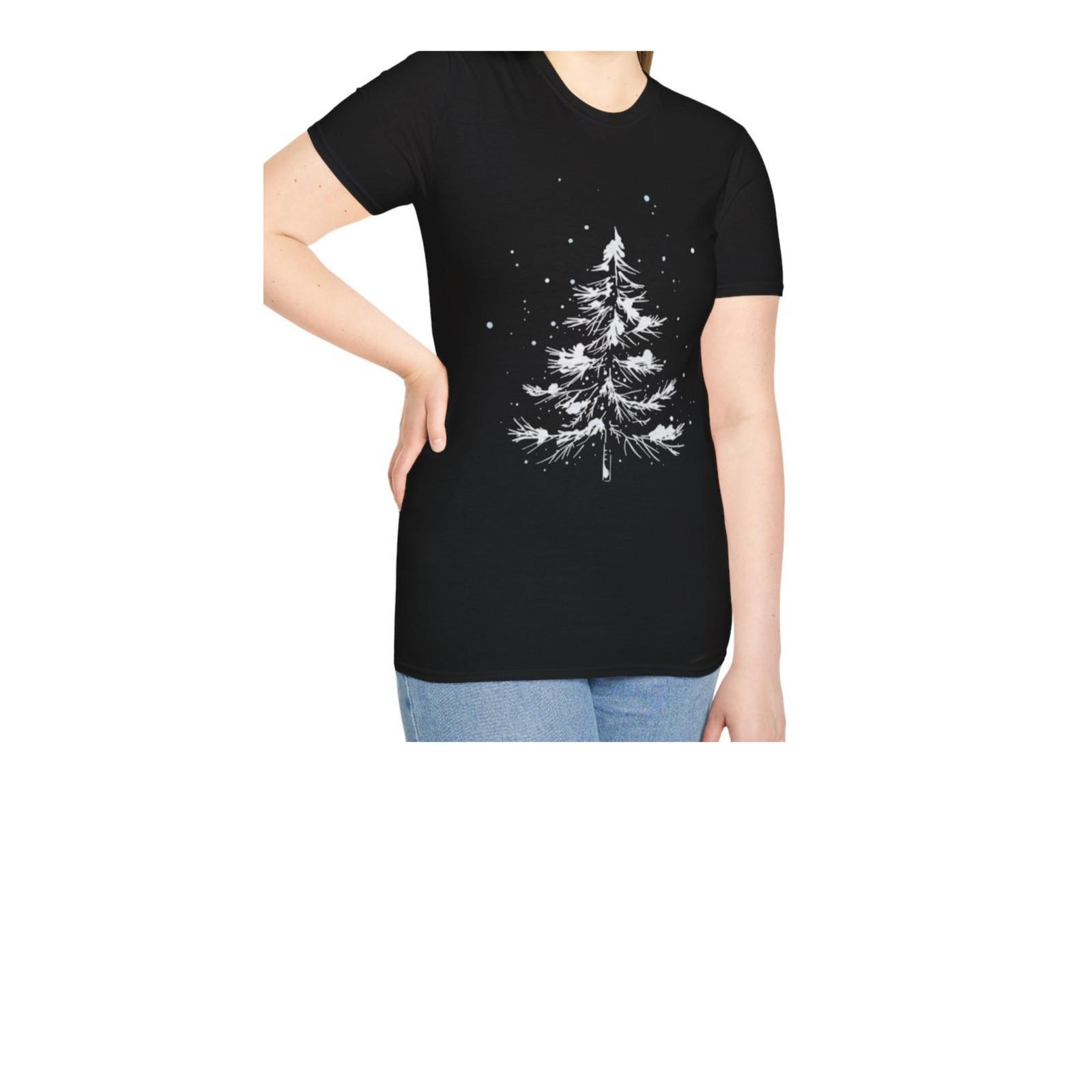 Christmas Tree Simple Tshirt Enjoy Christmas Season comfortable for the Holidays S