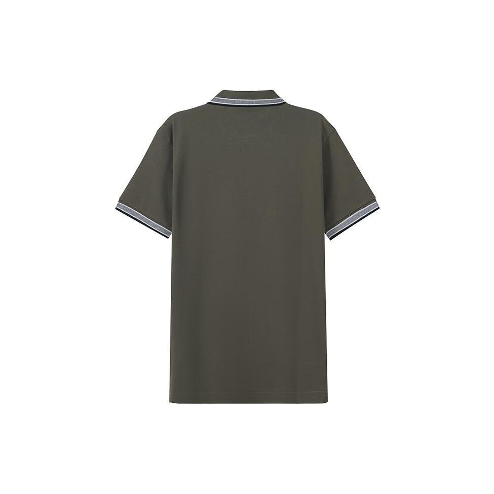 Hugo Boss Polo Shirts Men's Army Green Polo Collar Moderate Straight Fit 50469055-363