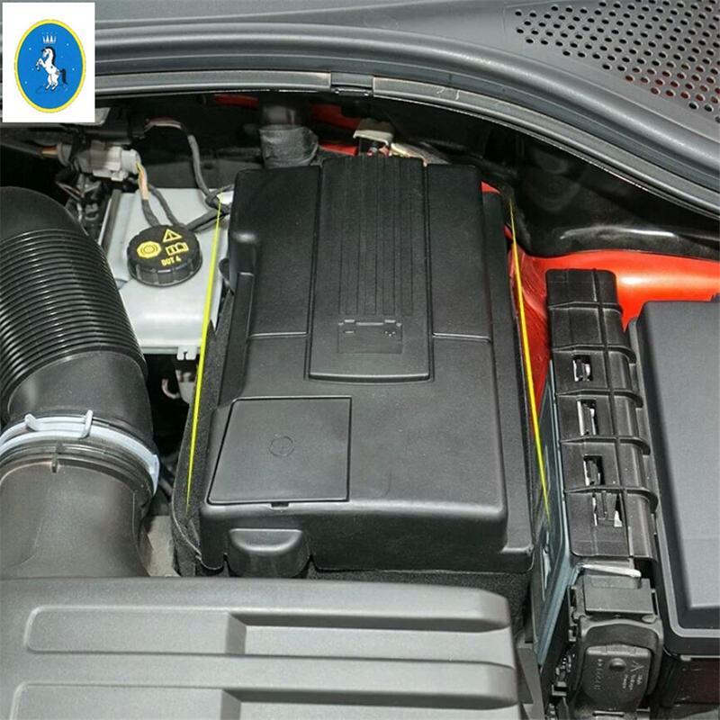 Car Engine Battery Protection Cover For Volkswagen VW Tiguan 2016 -  Accessories Electrode Waterproof Dustproof Interior Kit