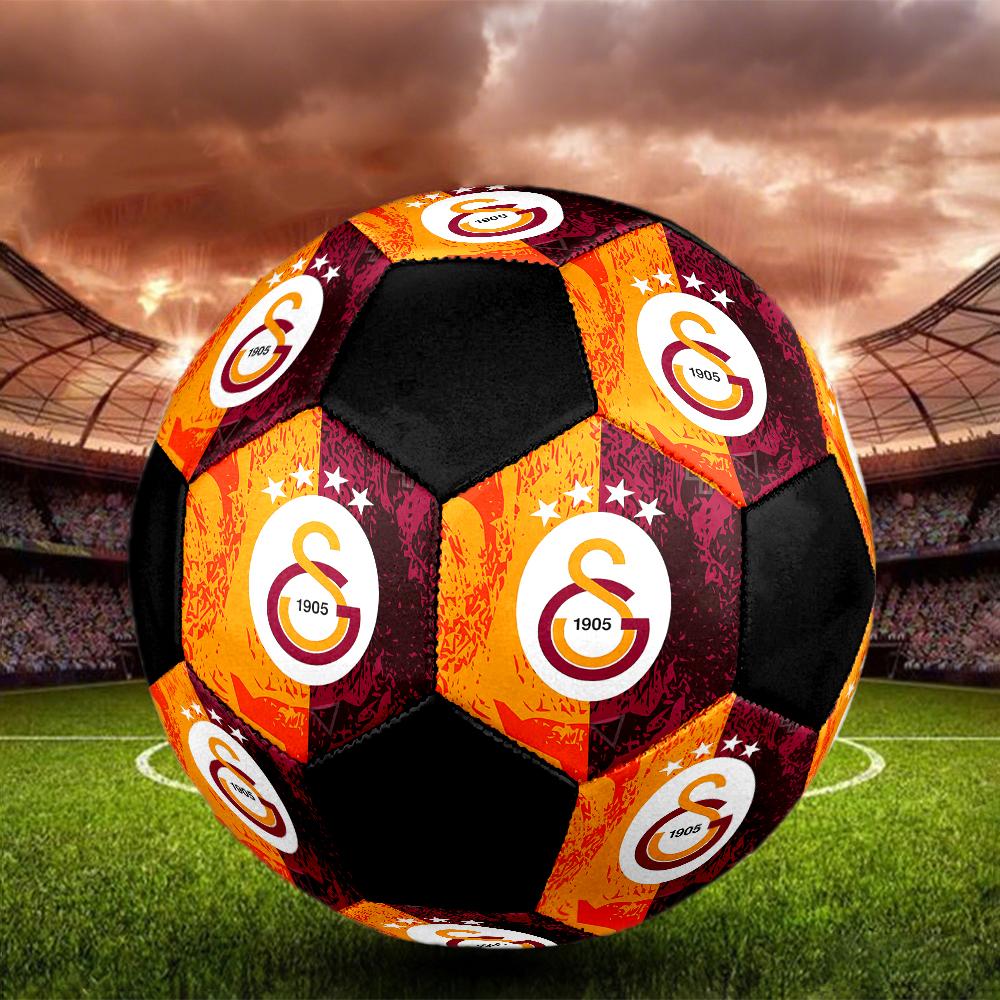 Galatasaray Indoor Soccer Ball Colorful Machine Stitched PVC Size 5 Team Training Competition Ready Durable High-Bounce Cool Sports Gift