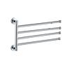 Cross-Rotating Stainless Steel Bathroom Towel Rack
