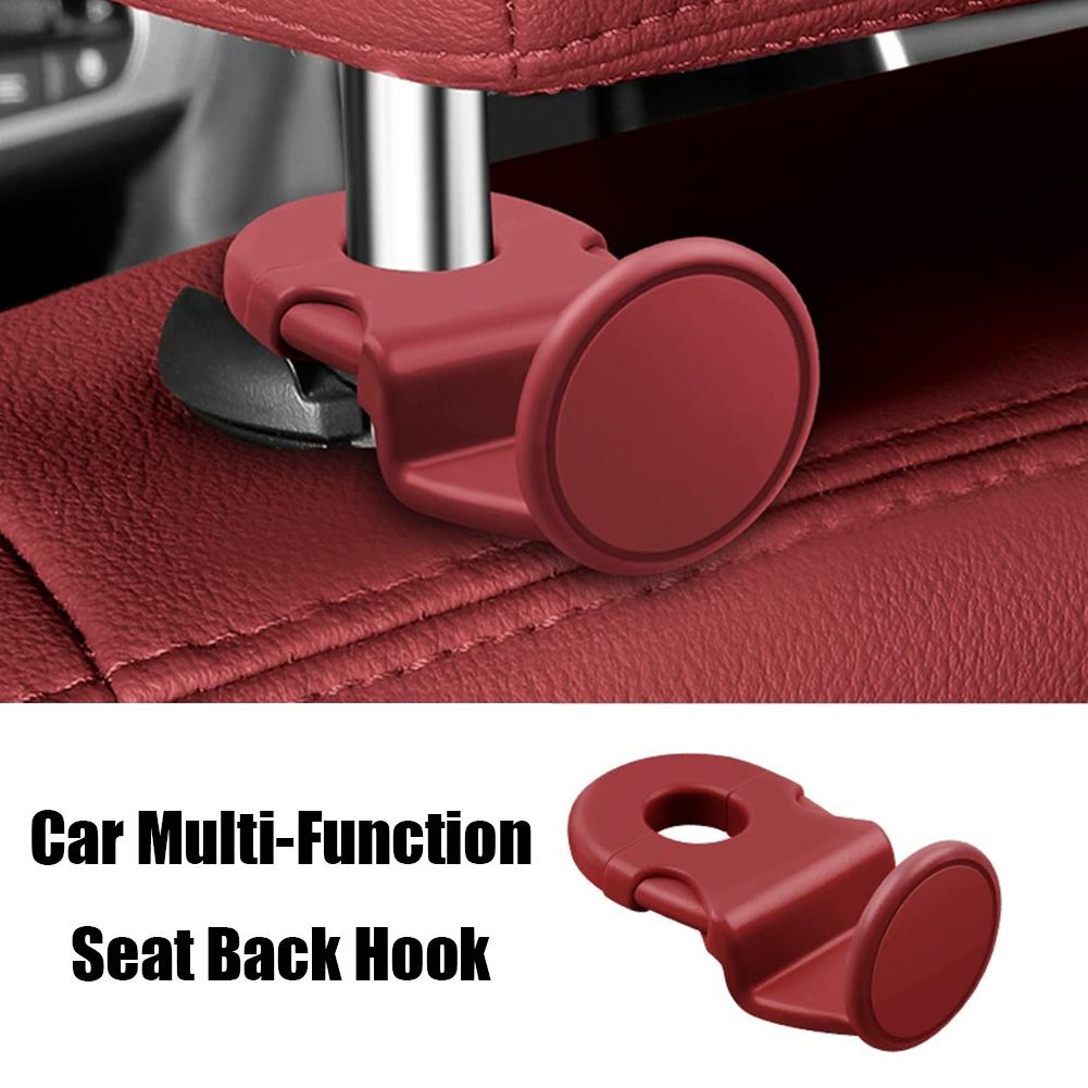 Multi-functional Car Mounted Seat Back Hook Hidden Rear Small Item Storage Hanger Organizer Holder Car Interior Accessories