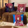 Hyoma C-Chigiri Pillow Covers Cartoon Sofa Decorative Home Double-sided Printing Short Plush Cute Cushion Cover