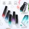 Segbeauty Atomizer 10ml Five Colors Group Refillable Spray Mini Suitable for Perfume Spray Gradient Blue Red Blue Purple 5-Pack, B, Glass, Push-Type,
