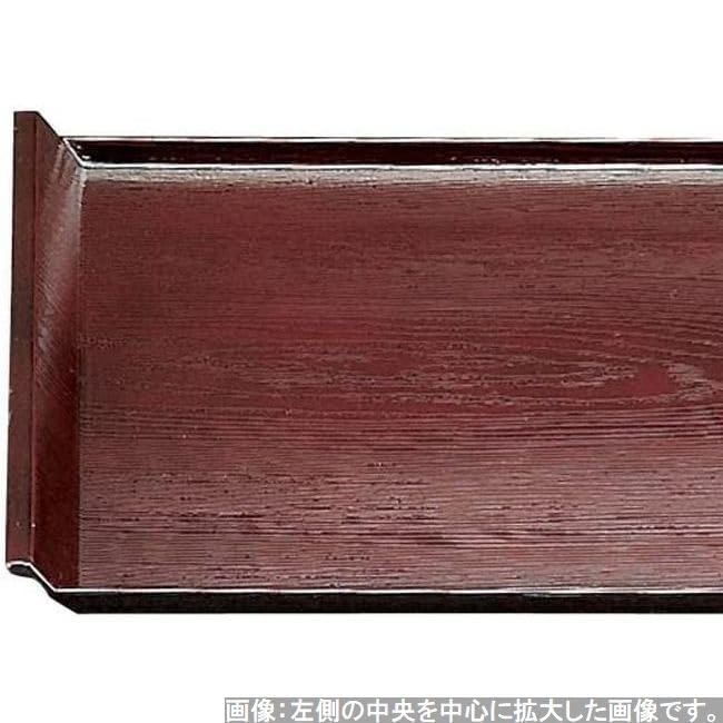 Made in ID Wood Grain x 34cm x 6 J-Kitchens Placemat, Japan, Modern, Heat-Resistant, Tray, 48.5cm 2.2cm (Shaku ID)