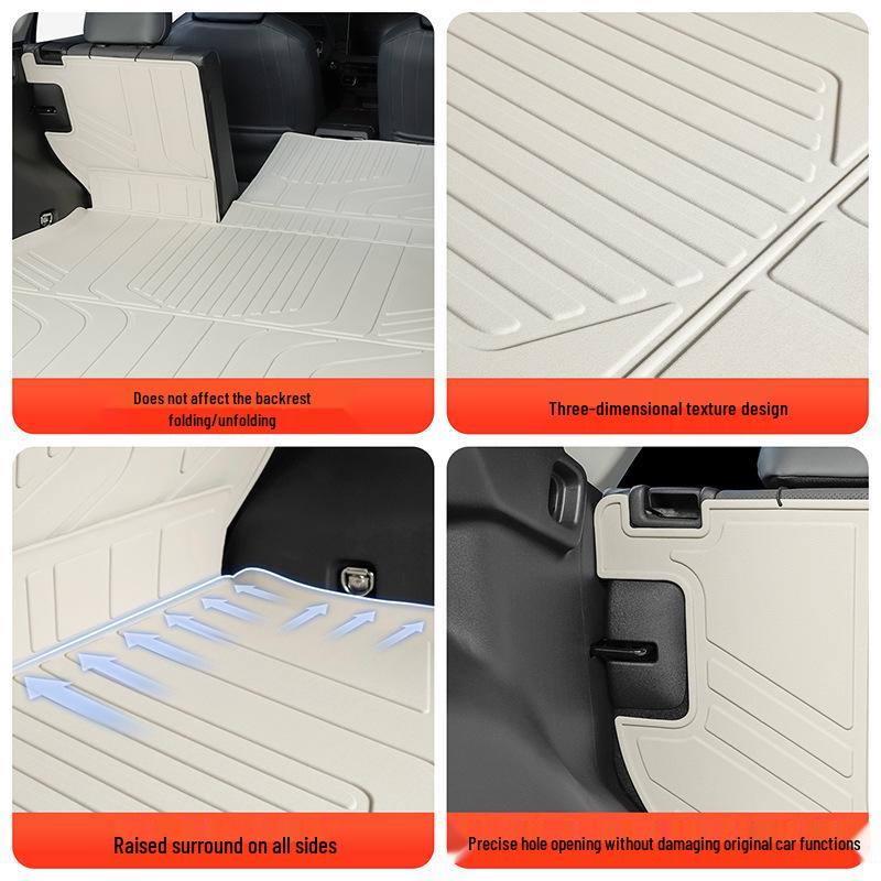 Toyota RAV4 Trunk Mat - Compatible with 26 Models, TPE Material for Highlander, Custom Decorative Mat
