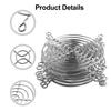 Grille de protection pour ventilateur de refroidissement en métal 90 mm Filtre net de protection contre les radiations Installation facile Efficacité de refroidissement optimale