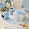2pcs Shiny Appearance Glitter Tulle Rolls 25 Yards Each Netting Fabric Rolls  For DIY Crafts