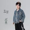 Boys' Spring Autumn Washed Denim Jacket