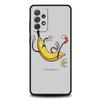 Phone Case for Samsung Galaxy A55 A53 A52 A52S A51 A41 A35 A32 A25 A23 A15 A13 A71 A72 5G Soft TPU Shell Funny Bite Apple Banana