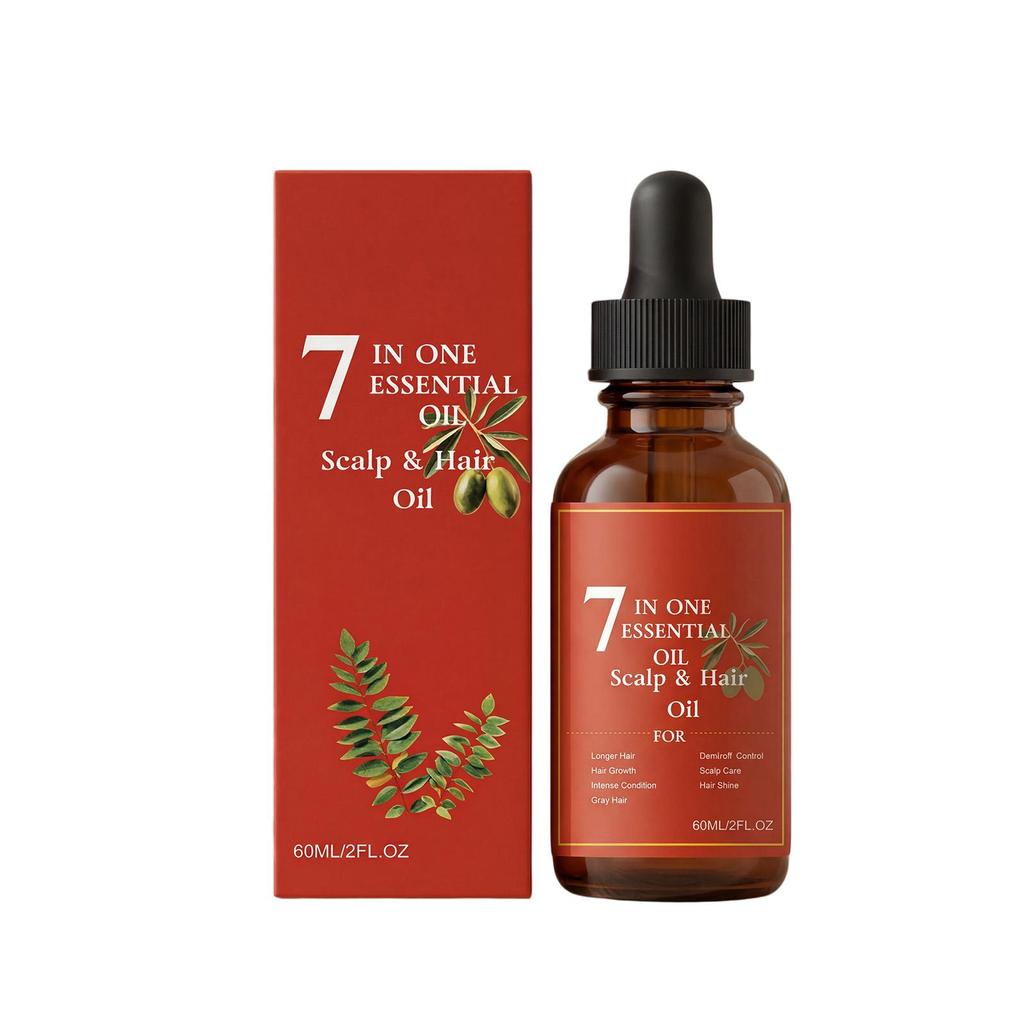 AMZ Light Hair Care Essential Oil Gently Moisturizes and Nourishes the Tail of the Hair To Create Smooth and Elegant Hair 60ml