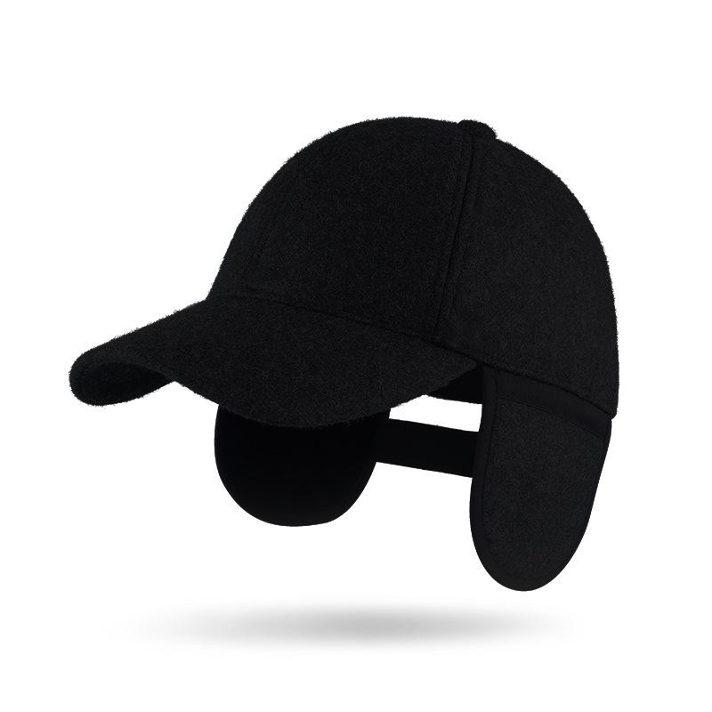 24 Winter cold protection ear protection hat wool windproof cap men's cotton hat baseball cap