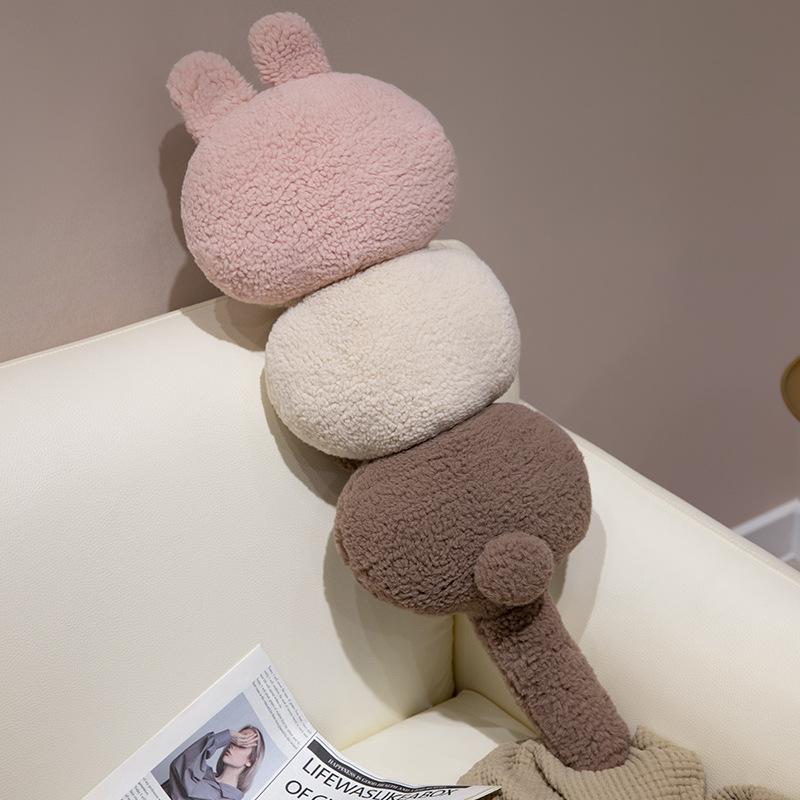 Cartoon Animal String Bear Rabbit Throw Pillow Plush Toy Sugar Gourd Doll Home Pillow Cushion Doll