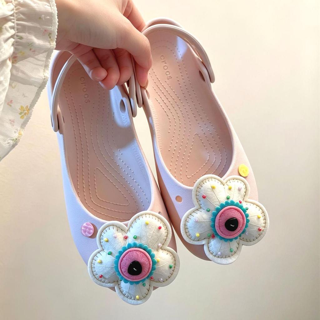 Premium Flower Mary Jane Ballet Shoe Buckles - Detachable DIY Accessory