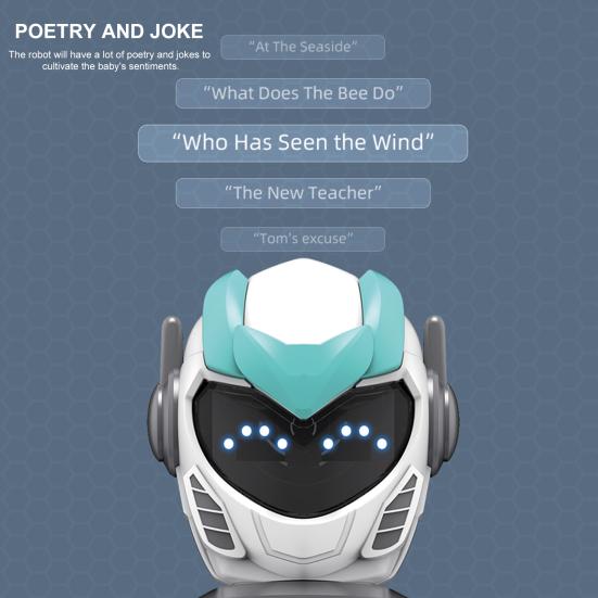Electric Smart Robot Toy Gesture Sensing Programmable Remote Control Robot Model Toddlers Boys Girls Interactive Talking Singing Dancing Story Telling