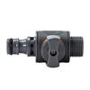Fast Connects ABS Plastic Water Hose Adapter 6 Point Thread Integrated Flows Control Valves For Outdoor Watering