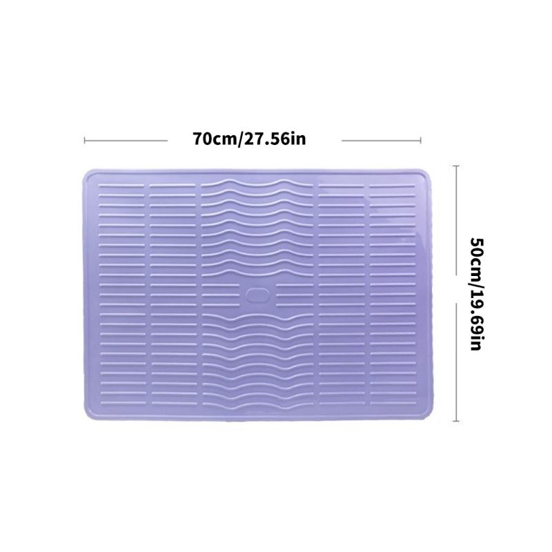 Tampa de Fogão Silicone Tampa de Fogão para Fogão Elétrico Tapete de Fogão Resistente ao Calor Tapete Grande de Secagem para Fogão de Cozinha