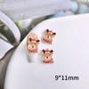 10Pcs Mini Christmas Nail Art Decoration Cartoon Nail Parts Accessories Nail Art Ornaments  Women