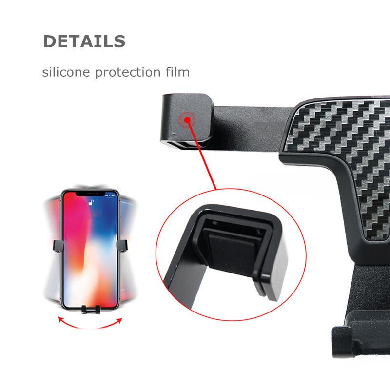 Držák telefonu pro VW Volkswagen Touareg 2019-2023 Držák na mřížku ventilace Stojan na mobilní telefon Podpora Příslušenství