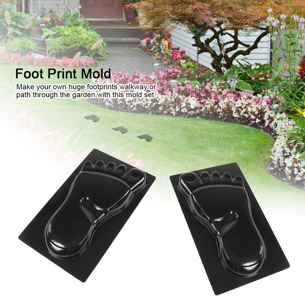 Foot Print Mold  , Stone Paving Maker Ph Concrete Reusable mold Garden   Mould