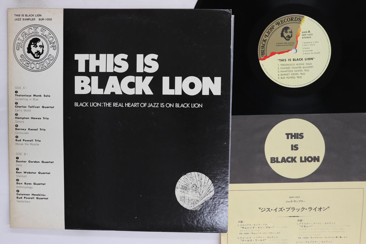 

LP Record VARIOUS This Is Black Lion Black Lion SUR1002 BLACK LION Japan Jazz Used