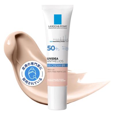 La BB UV Idea XL Protection BB Crema hidratante para pieles sensibles para mujer 01 Light Artículo único BB01 30 ml Roche-Posay [Crema protectora solar] (01 Luz) SPF50 +