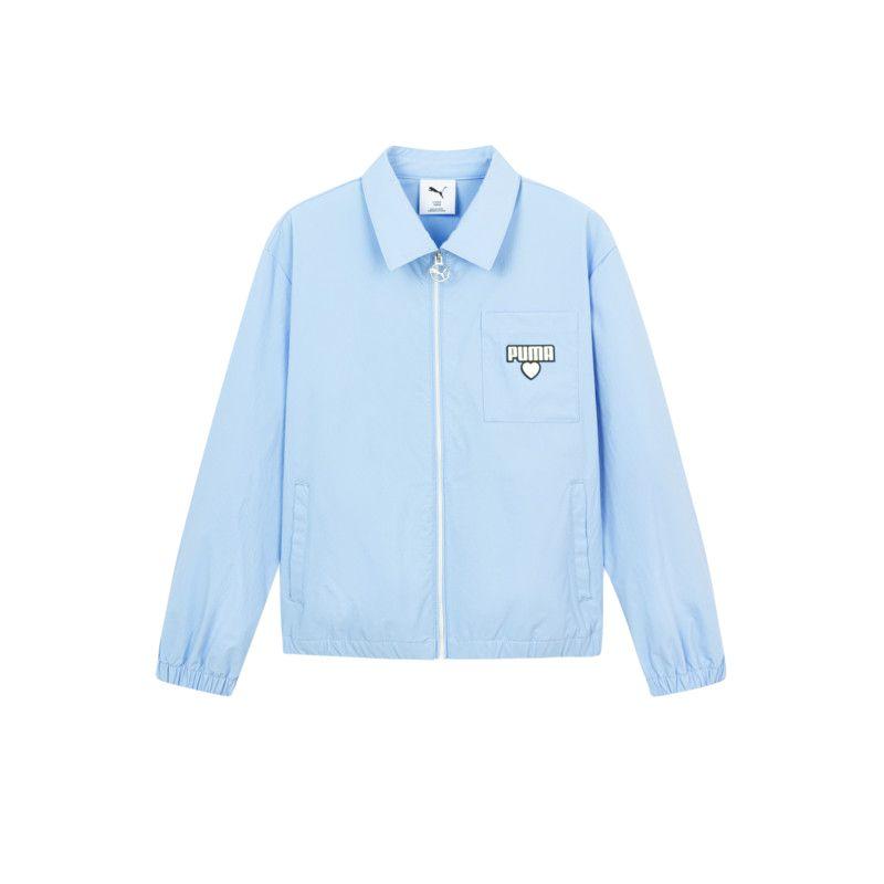 Куртка PUMA Ранняя весна Озерно-голубой Детская 353226105201-80401 130