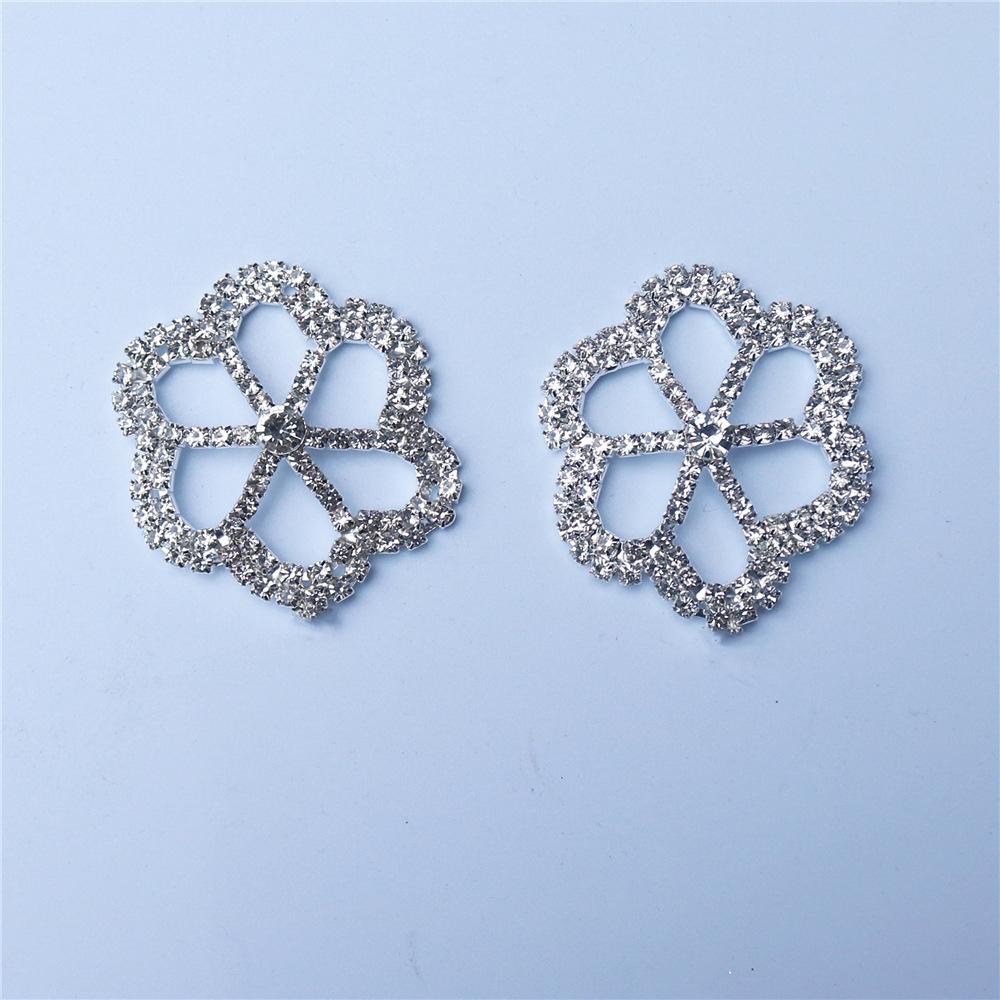 

European And American Full Rhinestone Flower-Shaped Hollow Chest Sticker Women S Sexy Fashion Crystal Accessories Body Chain Jewelry