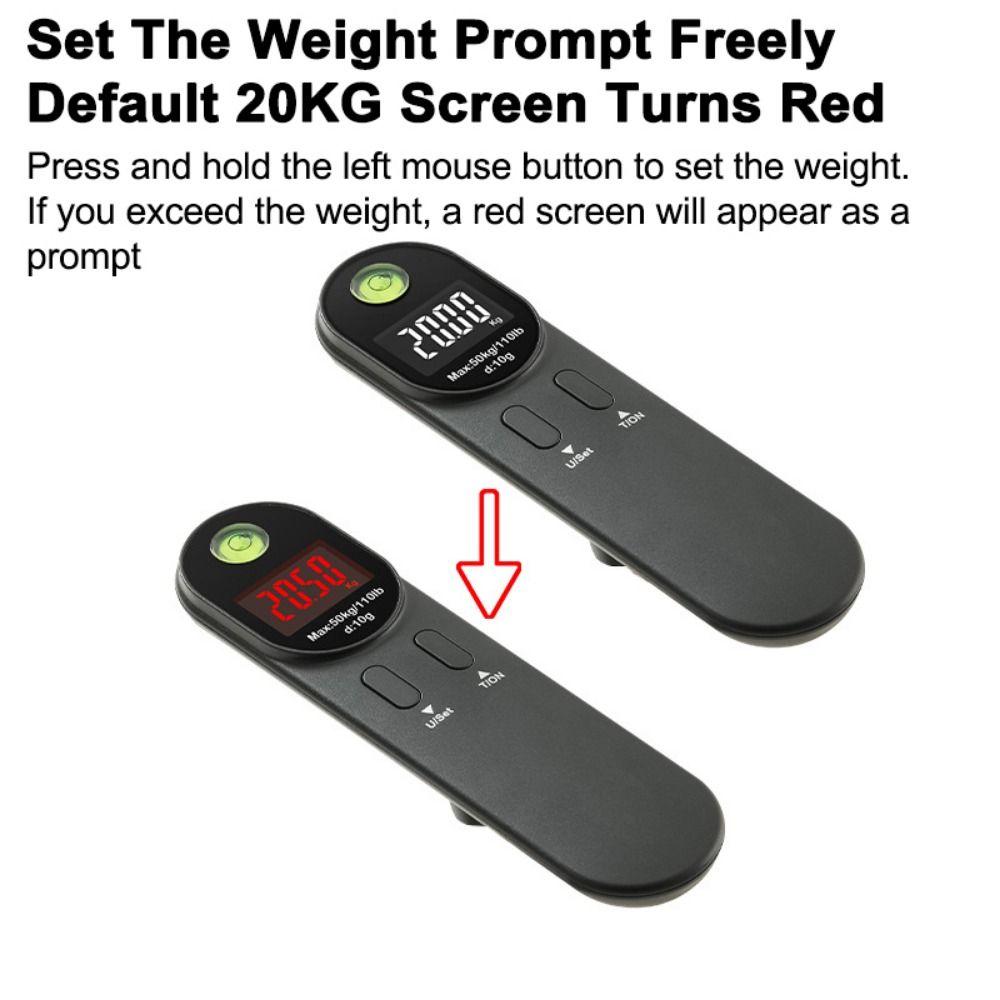 Portable Mini Suitcase Scale Kg/Oz/Ib Travel Weighing Scale  Suitcase Measurement