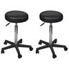 Tabourets de bureau lot de 2  35,5x84 cm Similicuir