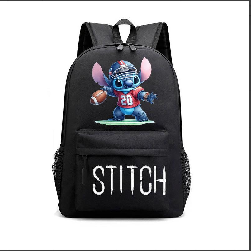 School Bag Cartoon Backpack Star Lightning School Bag Student Polyester Casual Printed Backpack Travel Bag