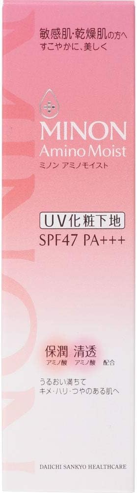 

Minon Amino Moist Bright Up Base UV 25 г сухой УФ макияж увлажняющая [Чувствительная кожа, кожа] база, белый