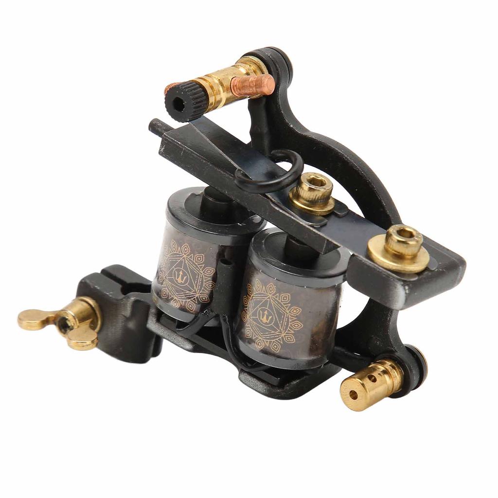 10 Wrap Coils Machine Copper Alloy Coil Professional Tattoo Machine for Shader Liner Tattooist