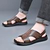 Mode Sommer Strandschuhe Herren Übergröße Große Größe Sandalen Herrenschuhe Sandales homme en cuir D630