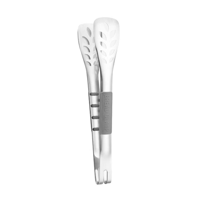 Silicone Handle Stainless Steel Food Tongs